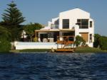 Graemes house seen from the water 