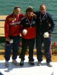 Eirik, Adam and me on podium 