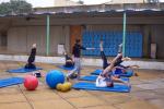 Stretching and core session 