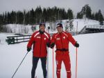 Jacob and I before my first ski session 