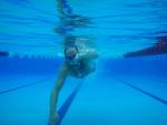 Me during a swimming session 