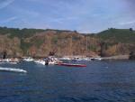 Start area in Dixcart Bay, Sark. 